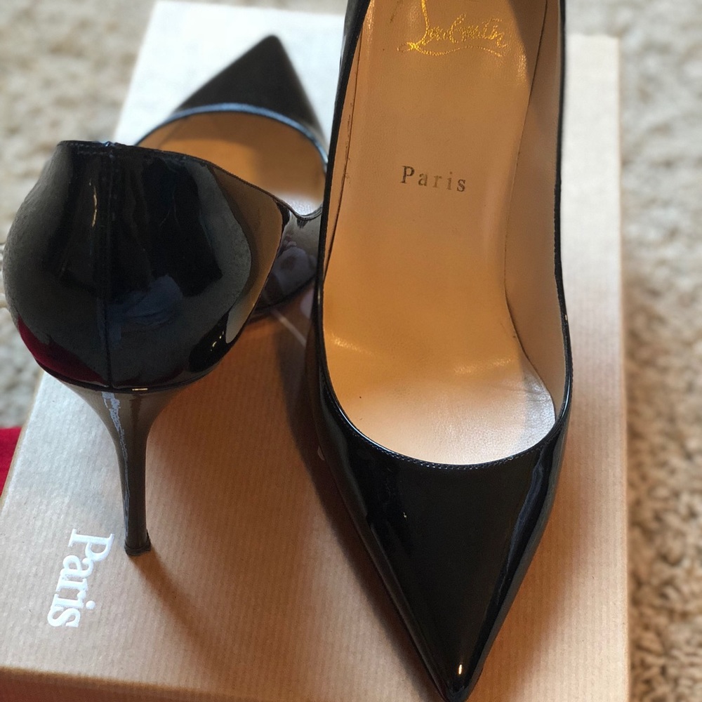 Christian Louboutin Decollette 100 patent size 38